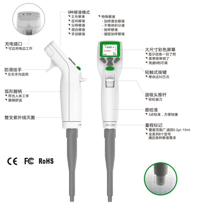 洁特电动移液器